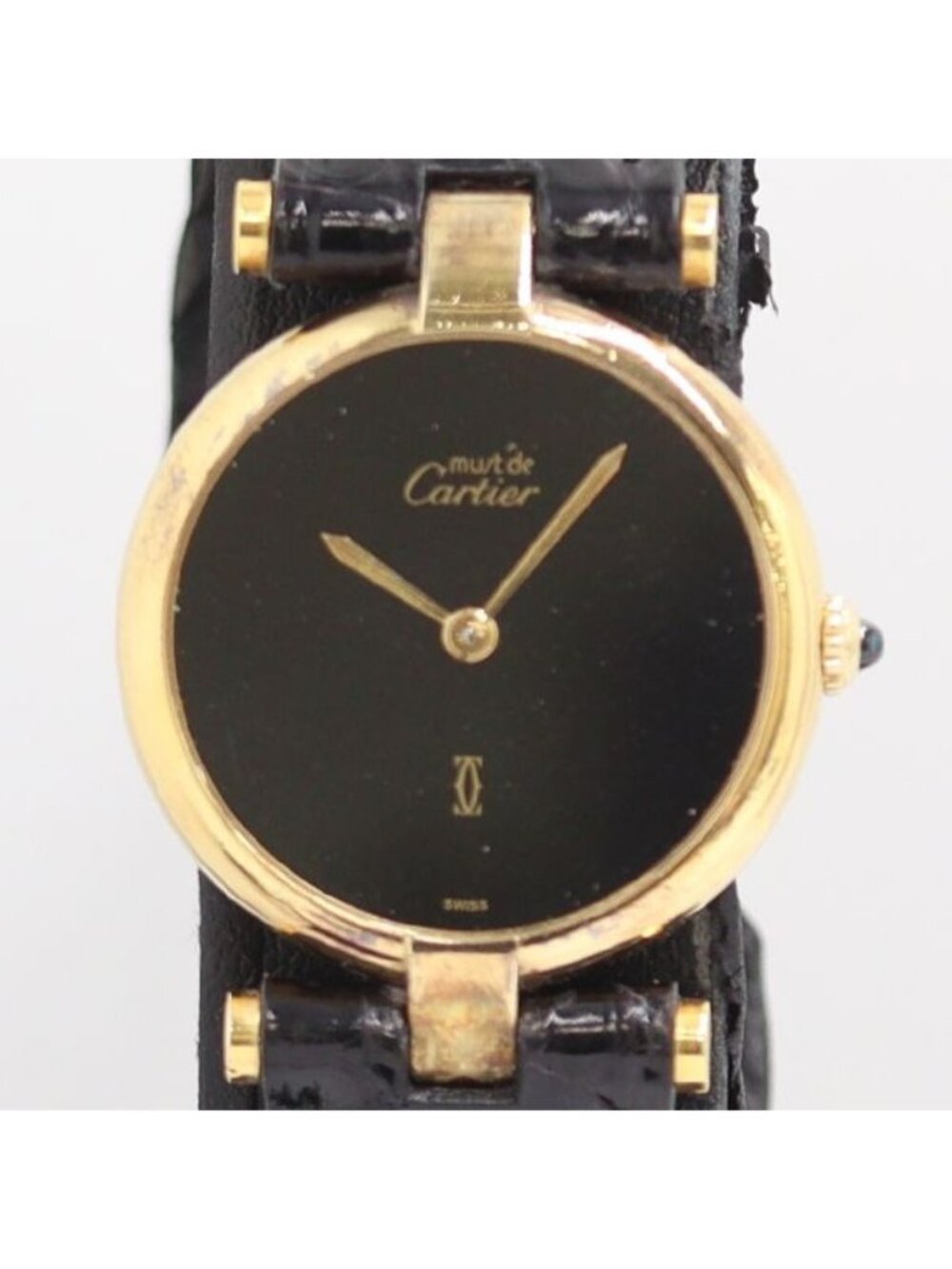 Cartier Must Black Dial Watch